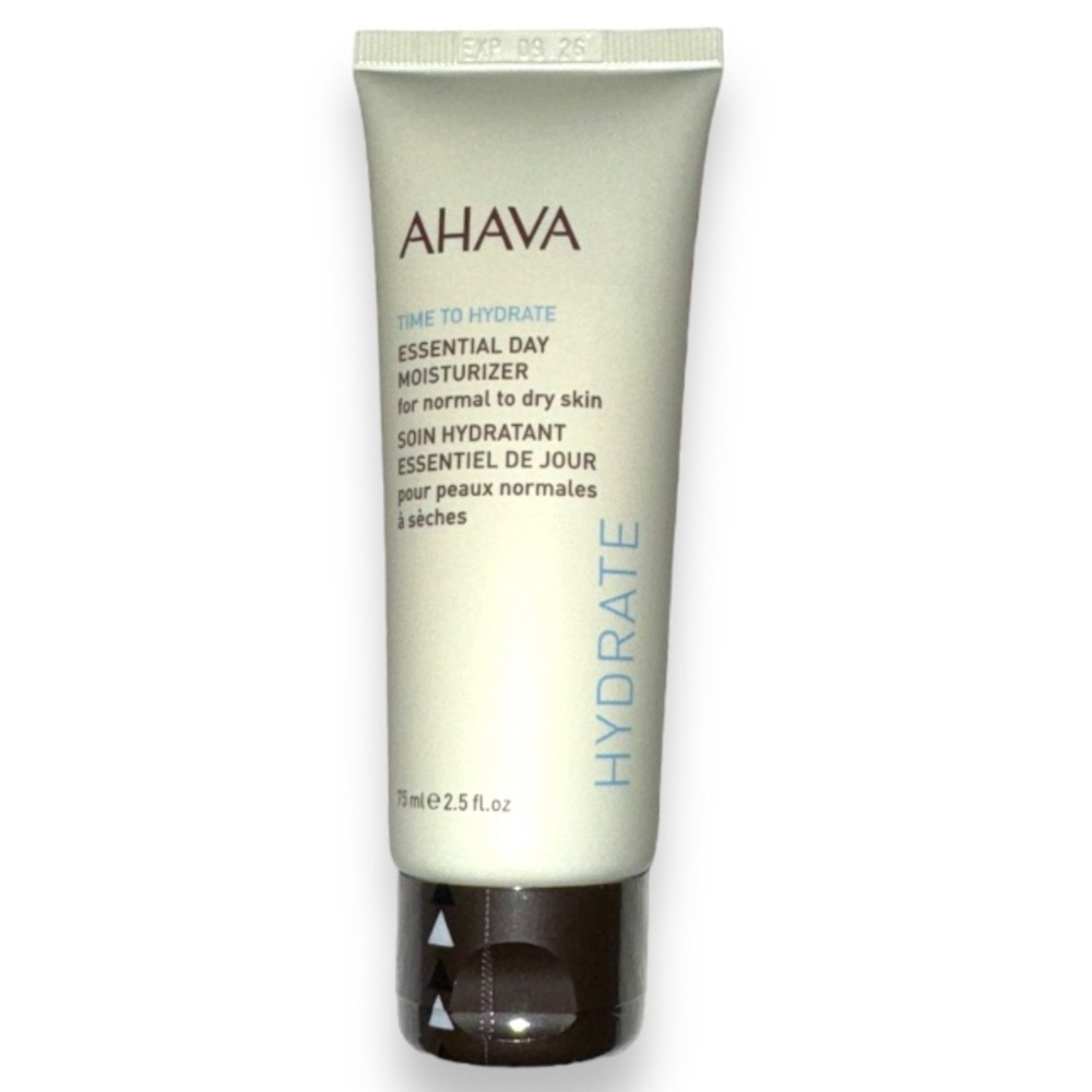 Ahava Essential Day Moisturizer Time To Hydrate Normal to Dry Skin New 75ml